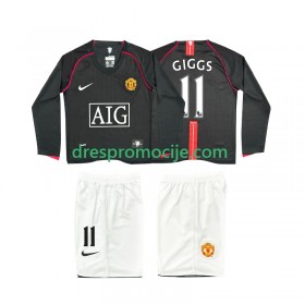 Manchester United GIGGS 11 2007 2008 Dres Retro Dječji Gostujući Dugim Rukavima